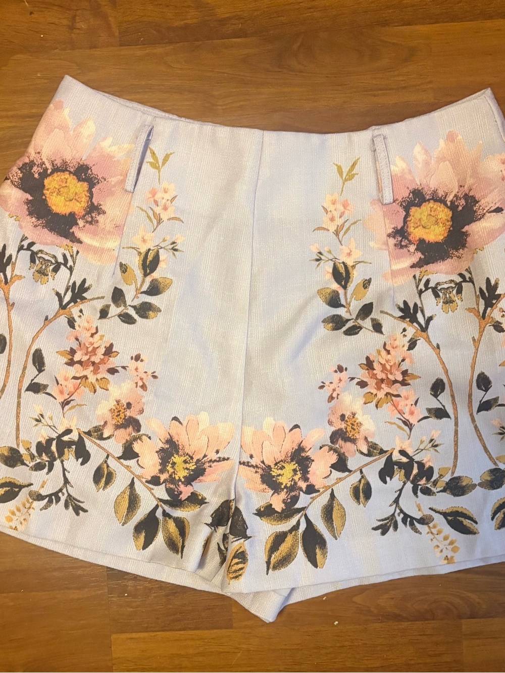 Lavender Floral short set- Feminine Garden Print - Picture 2 of 4